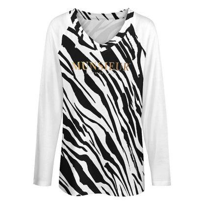Munsieur Be Bold, Be Chic in Munsieur Premium V-neck Loose Long Sleeve T-shirt Women’s T-Shirts! - Munsieur