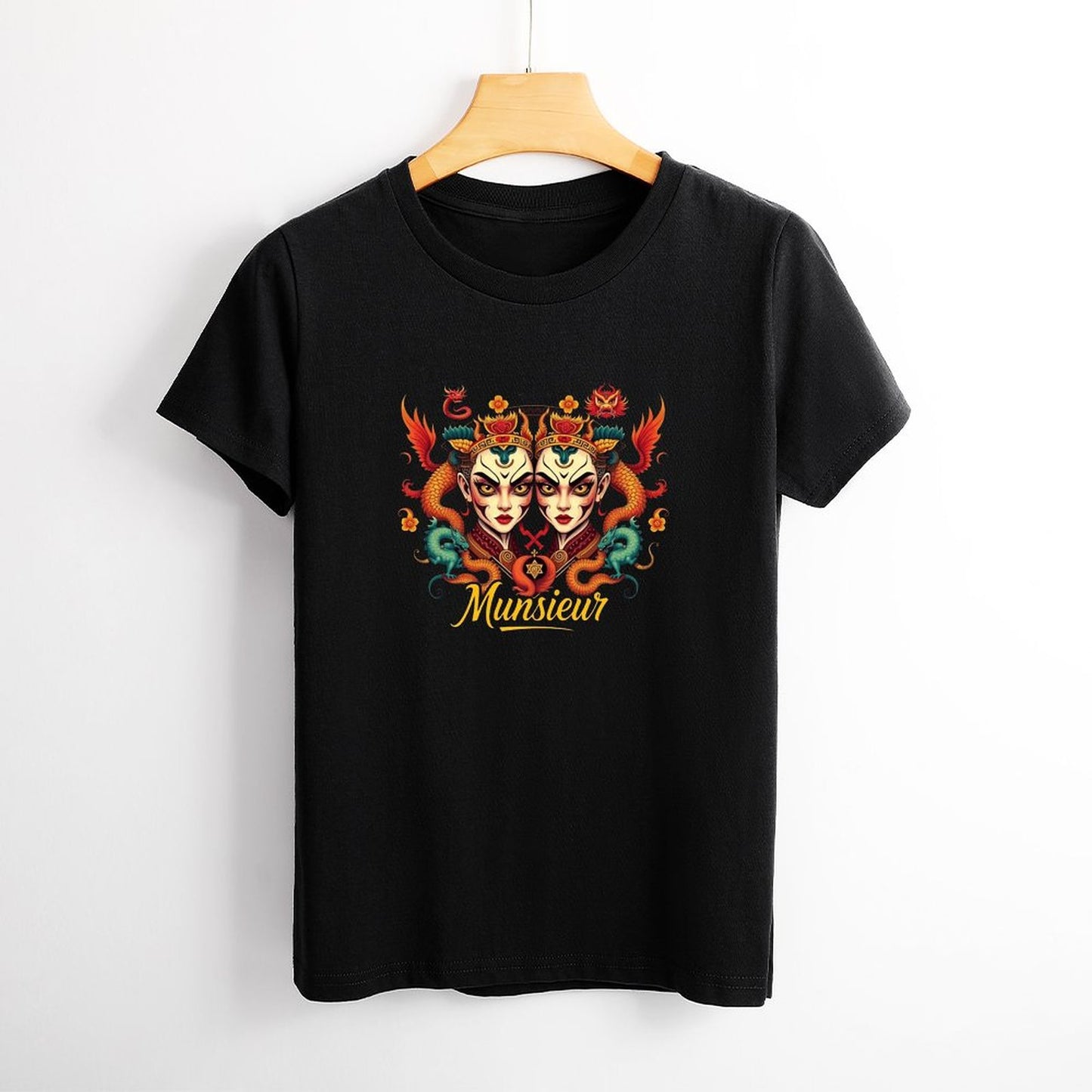 Munsieur T-Shirt for Women: Classic Comfort with a Contemporary Twist for Her - Munsieur