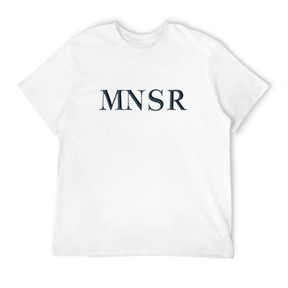 Munsieur Men's Tee Cotton Signature Print Design "MNSR"