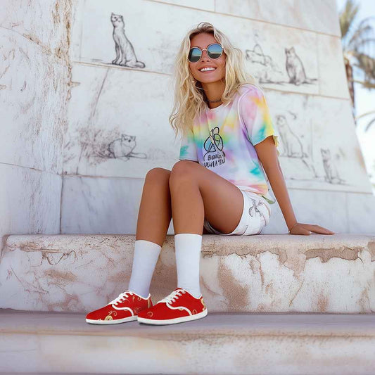 Lace-up barefoot shoes