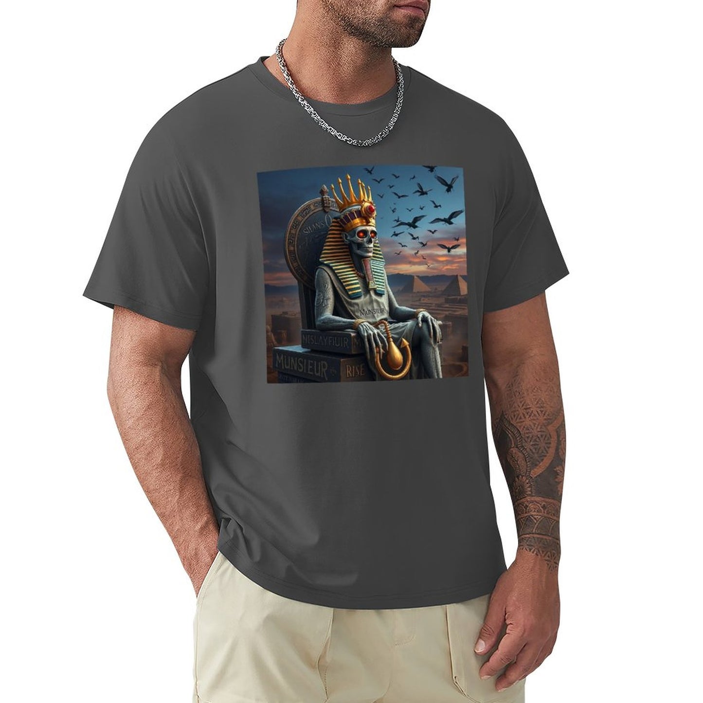 Munsieur Pharaoh's Reign Collection Men's Tee II (High Definition & Front Printing)