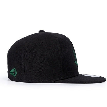 Topi All-match Jalanan Trend Lelaki Dan Wanita Hip-hop Kapas Sulaman Daun
