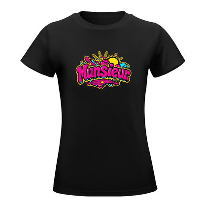 Munsieur Brand T-Shirts for Women "Candy Land" Streetwear Design for Her