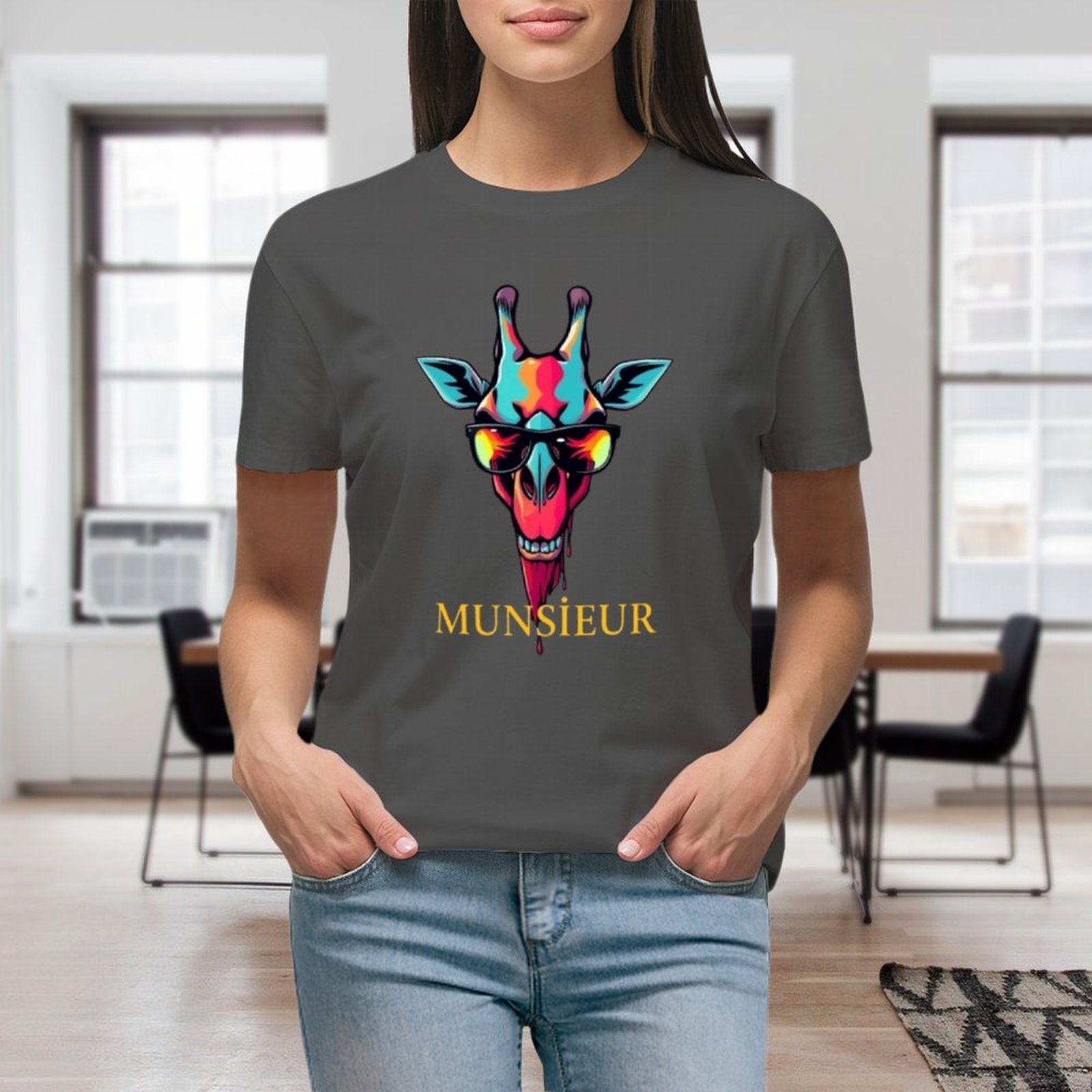Munsieur T-Shirt for Women: Perfectly Tailored for Modern Confidence for Her - Munsieur