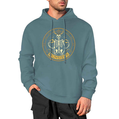 Munsieur Shadow Reaper: Luxe Skull Hoodie for Men - Munsieur
