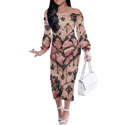 Women's long sleeve dress