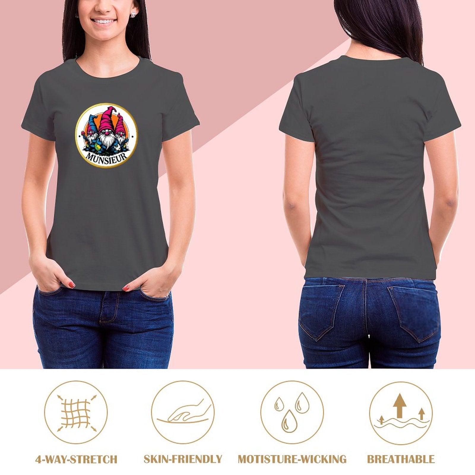 Discover Munsieur Women's Premium Women's T-Shirts for a Chic, Casual Look for Her - Munsieur