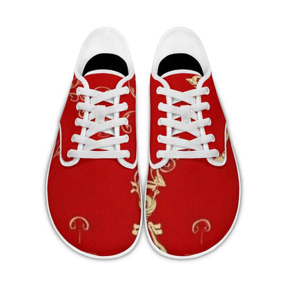 Lace-up barefoot shoes