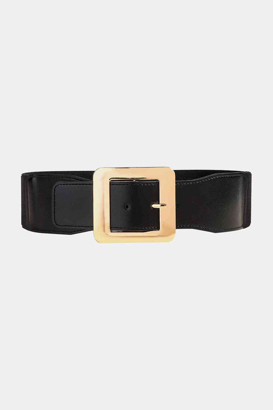 Alloy Buckle PU Leather Belt - Munsieur