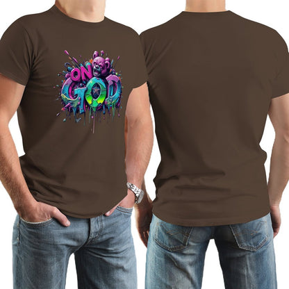 Men's Tee "On God" Streetwear Fashion Crown Co.👑