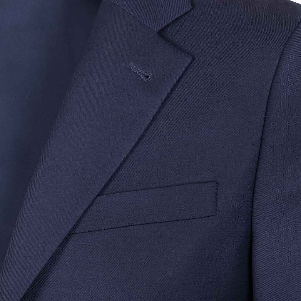Munsieur Custom Ready-to-Wear Navy Blue Professional Suit Luxury slim fit
