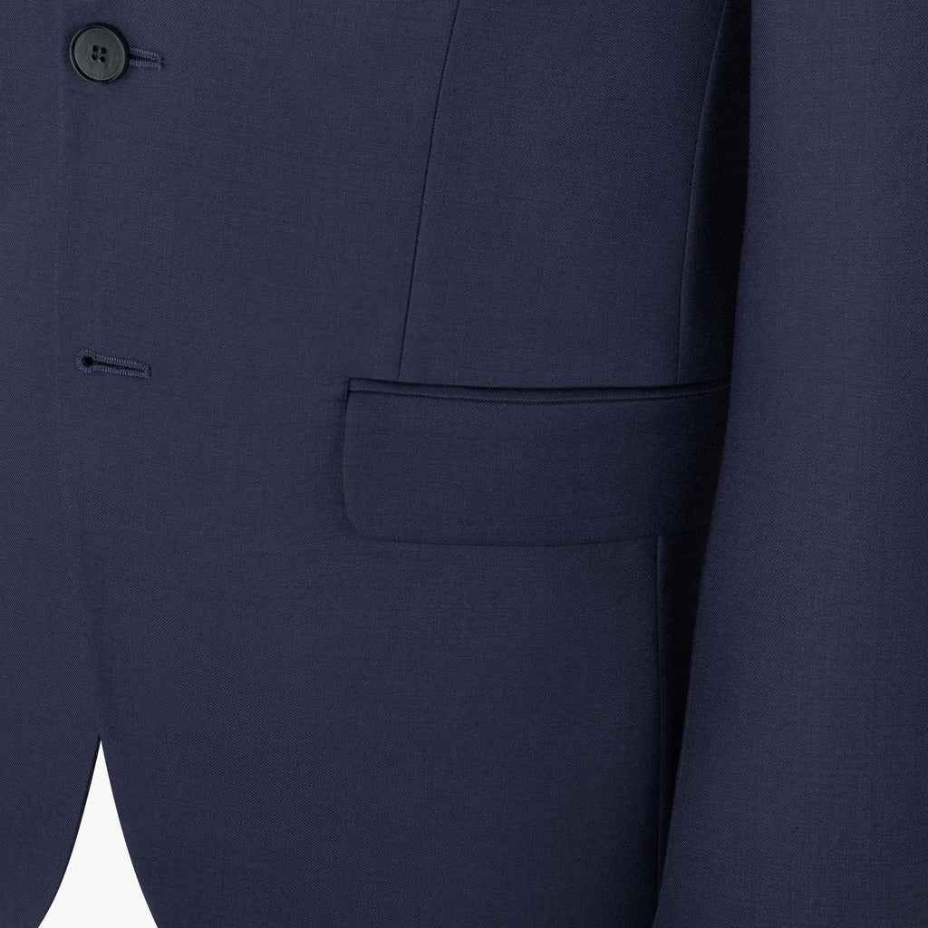Munsieur Custom Ready-to-Wear Navy Blue Professional Suit Luxury slim fit