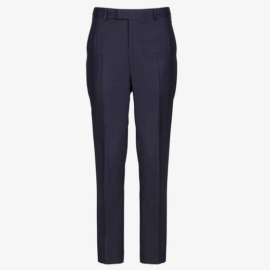 Munsieur Custom Ready-to-Wear Black Professional Suit Pants Classic Executive Slacks