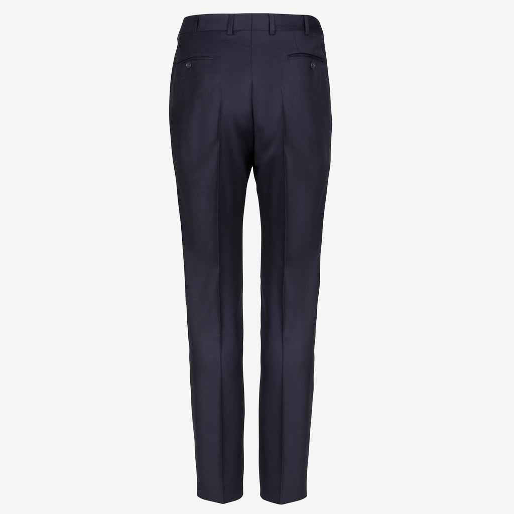 Munsieur Custom Ready-to-Wear Black Professional Suit Pants Classic Executive Slacks