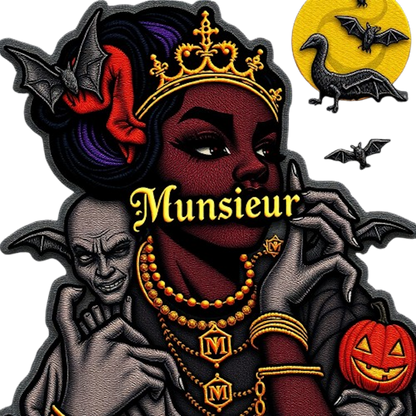 MUNSIEUR Halloween Design Unsiex Tee Gildan Cotton T-Shirt