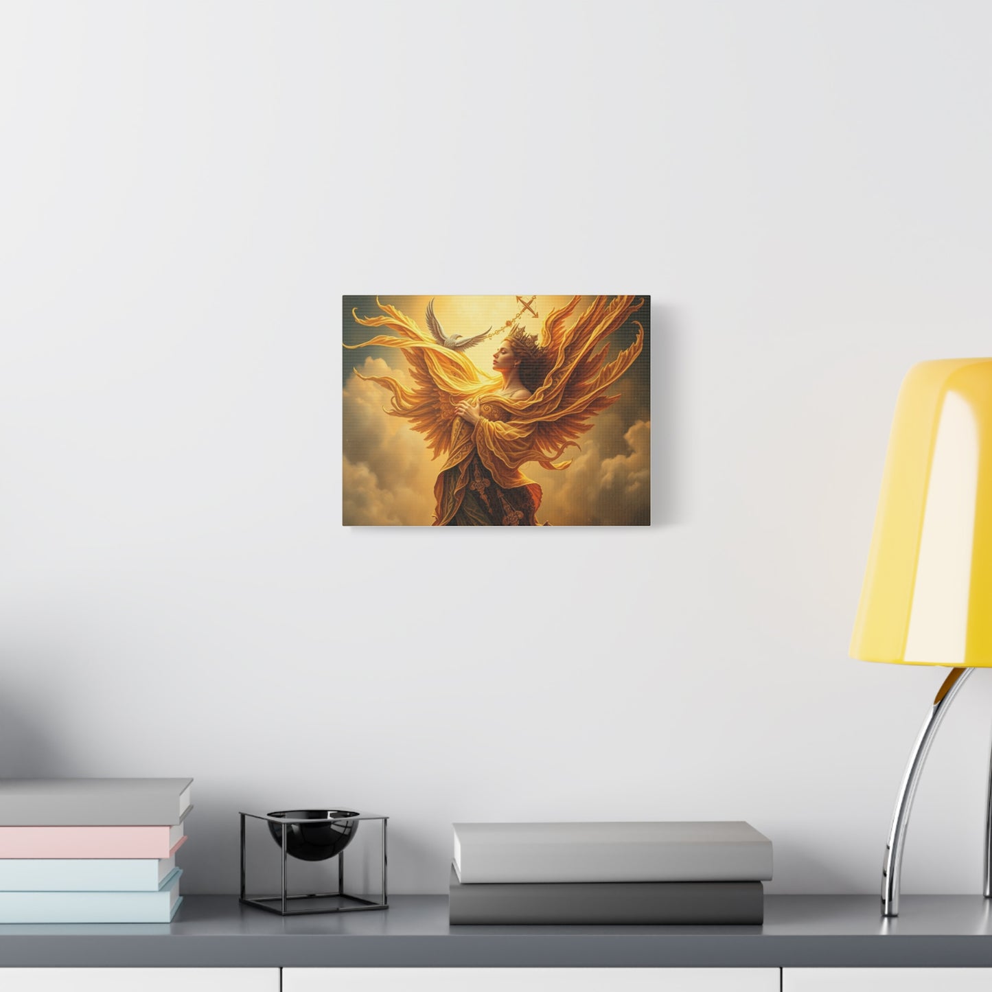 Angelic Canvas Print, Inspirational Wall Art, Home Decor, Gift for Her, Spiritual Art