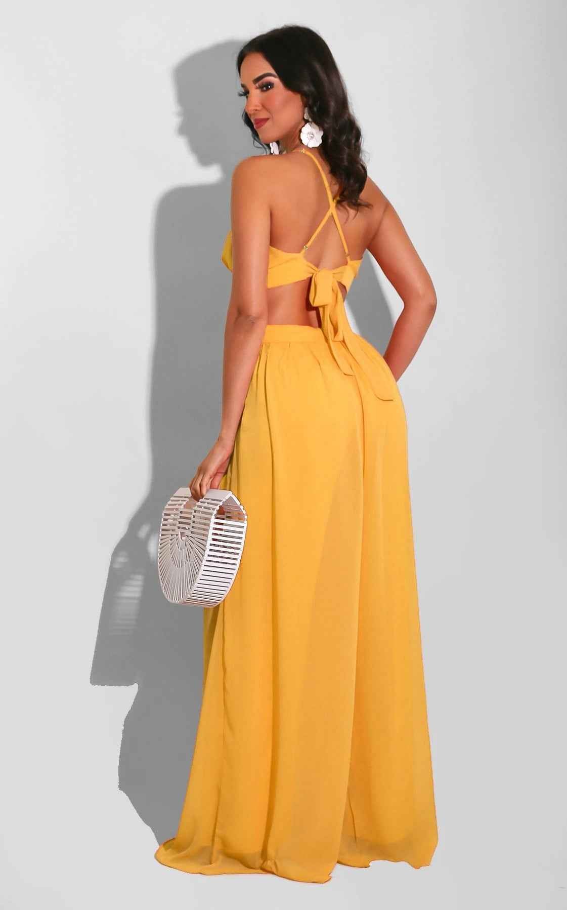 New Solid Color Casual Loose Chiffon Women Jumpsuit