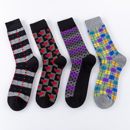 Men's Mid-calf Length Socks Europe And America - Munsieur