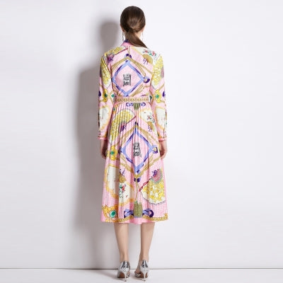 Collared Two Piece Set Dress