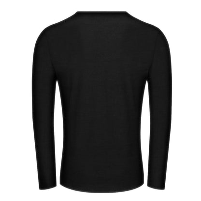 Men's Munsieur Crewneck Long Sleeve Christmas Tee "Atomic Snow"