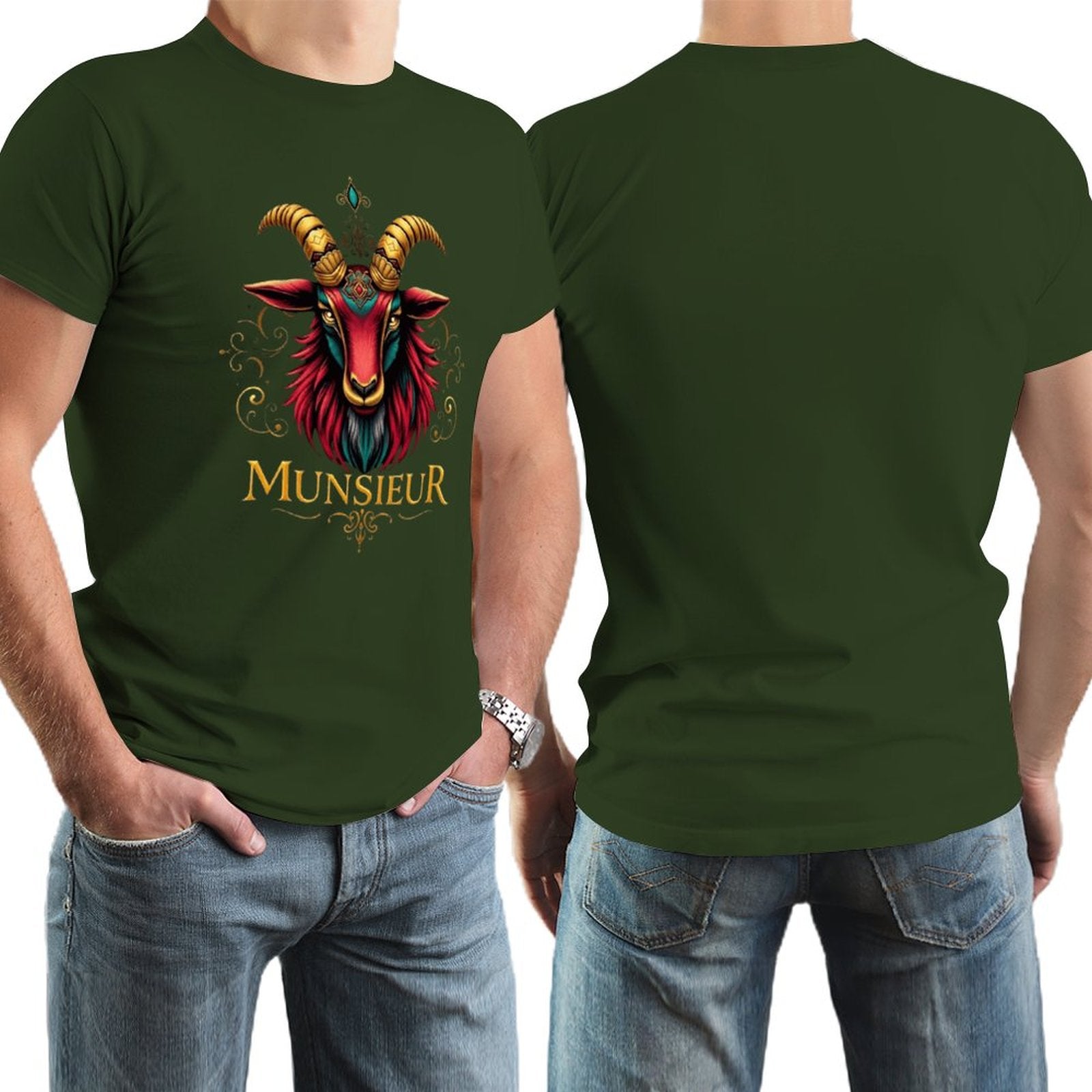 *Sale** Men's Munsieur Tee "Icon Billy" Designer Streetwear Fashion