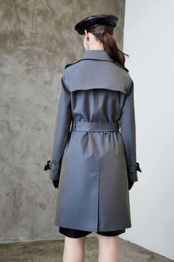 Elegant British Double Breasted Jacket for Women MUNSIEUR New Arrivals