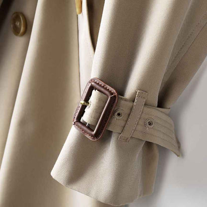 Elegant British Double Breasted Jacket for Women MUNSIEUR New Arrivals