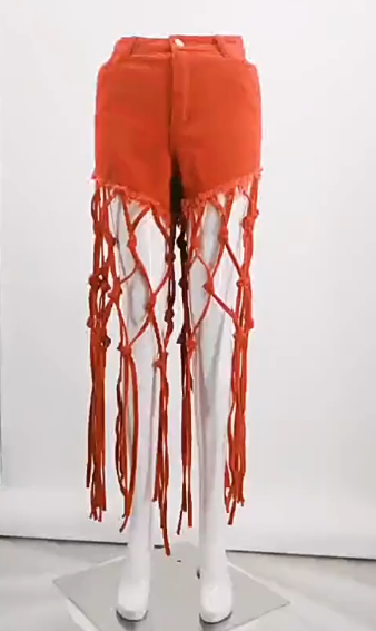 Women's Knotted Denim Bottoms