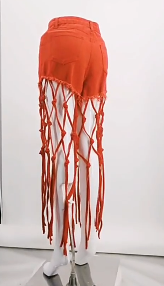 Women's Knotted Denim Bottoms