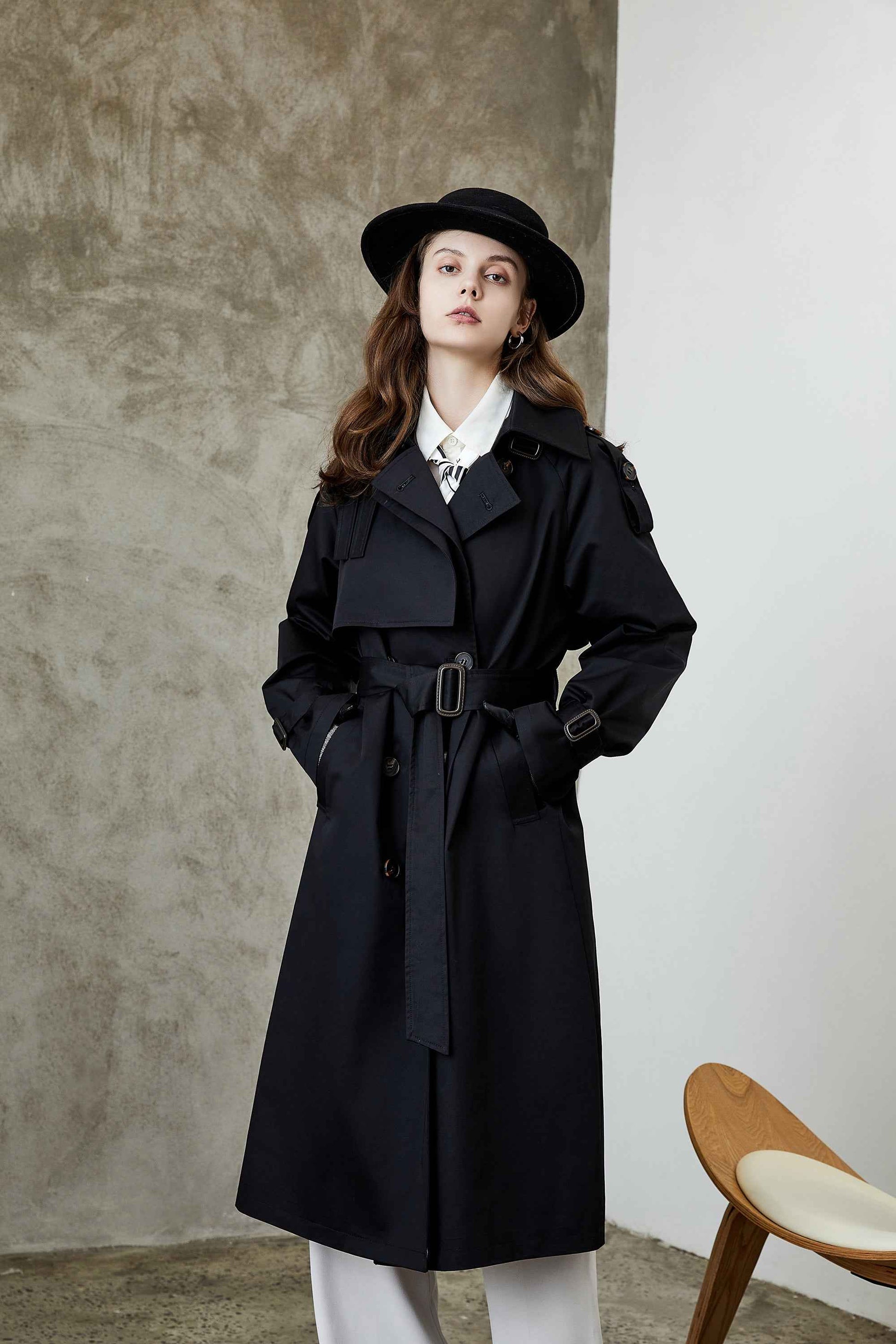 MUNSIEUR Overknee Jacket Long Trench