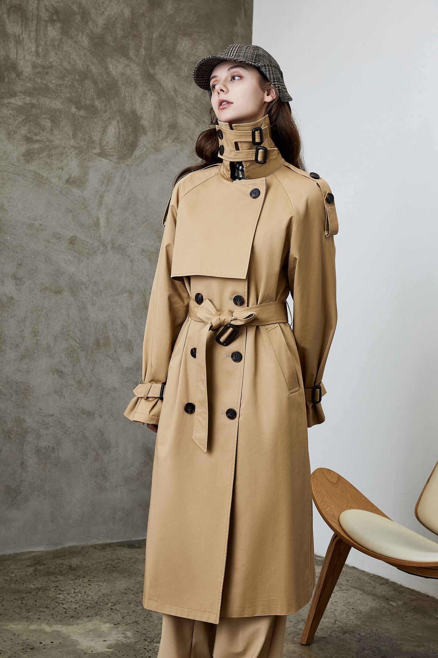MUNSIEUR Overknee Jacket Long Trench