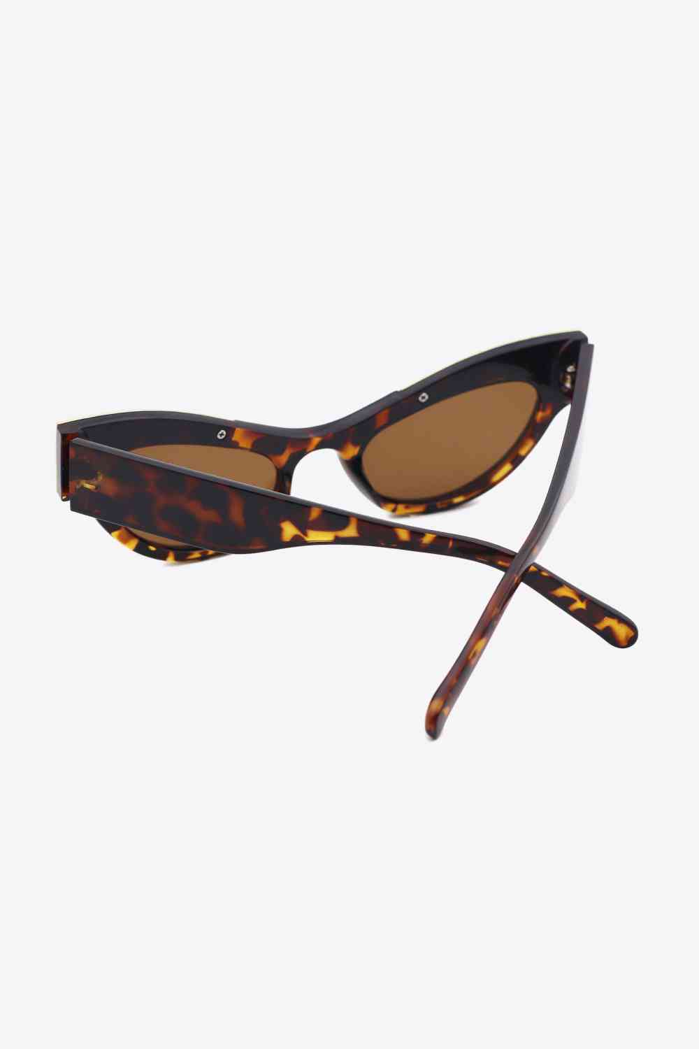 UV400 Rhinestone Trim Cat-Eye Sunglasses - Munsieur