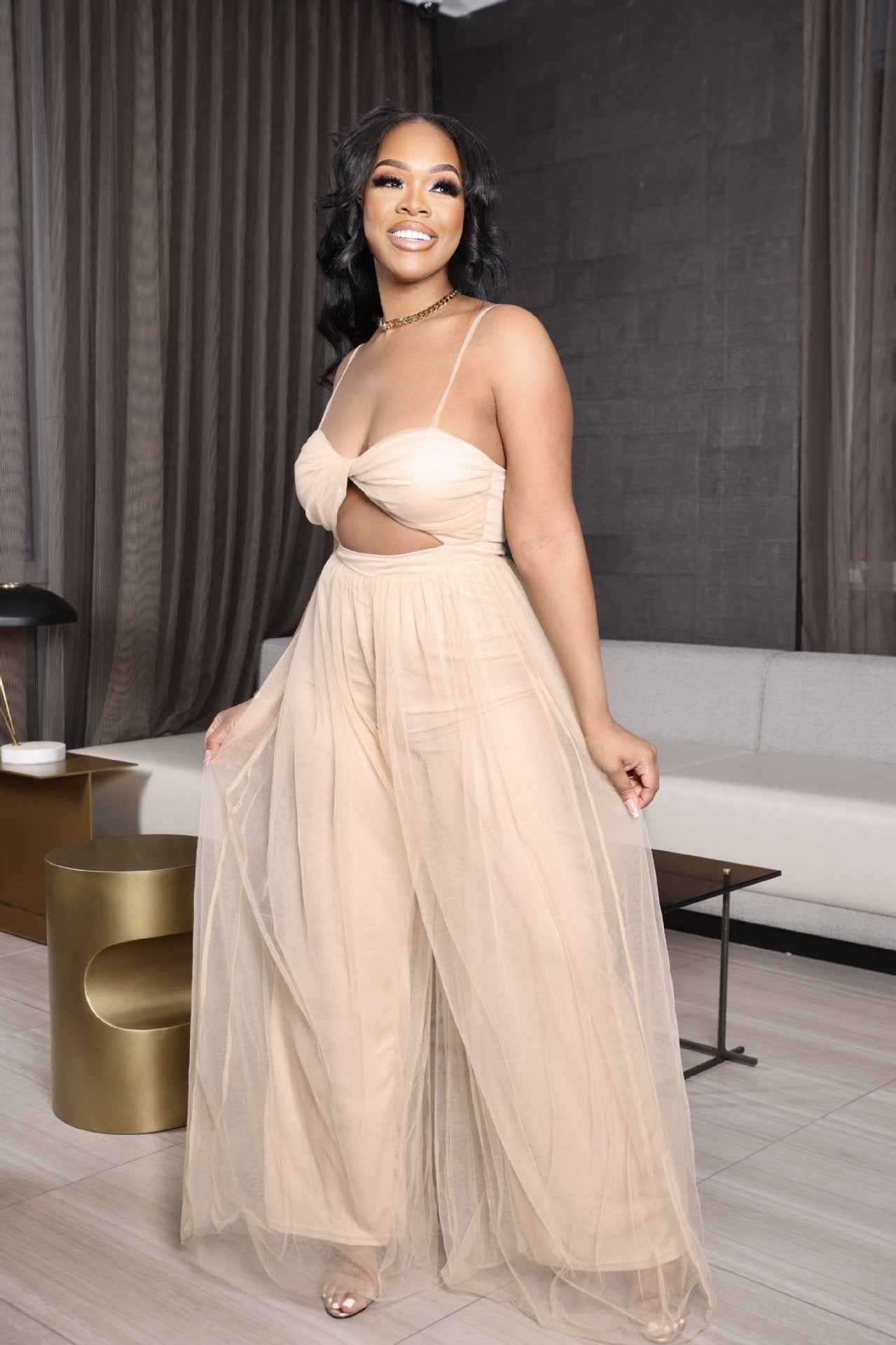 Crop Top Spaghetti Strap Sexy Jumpsuit Women