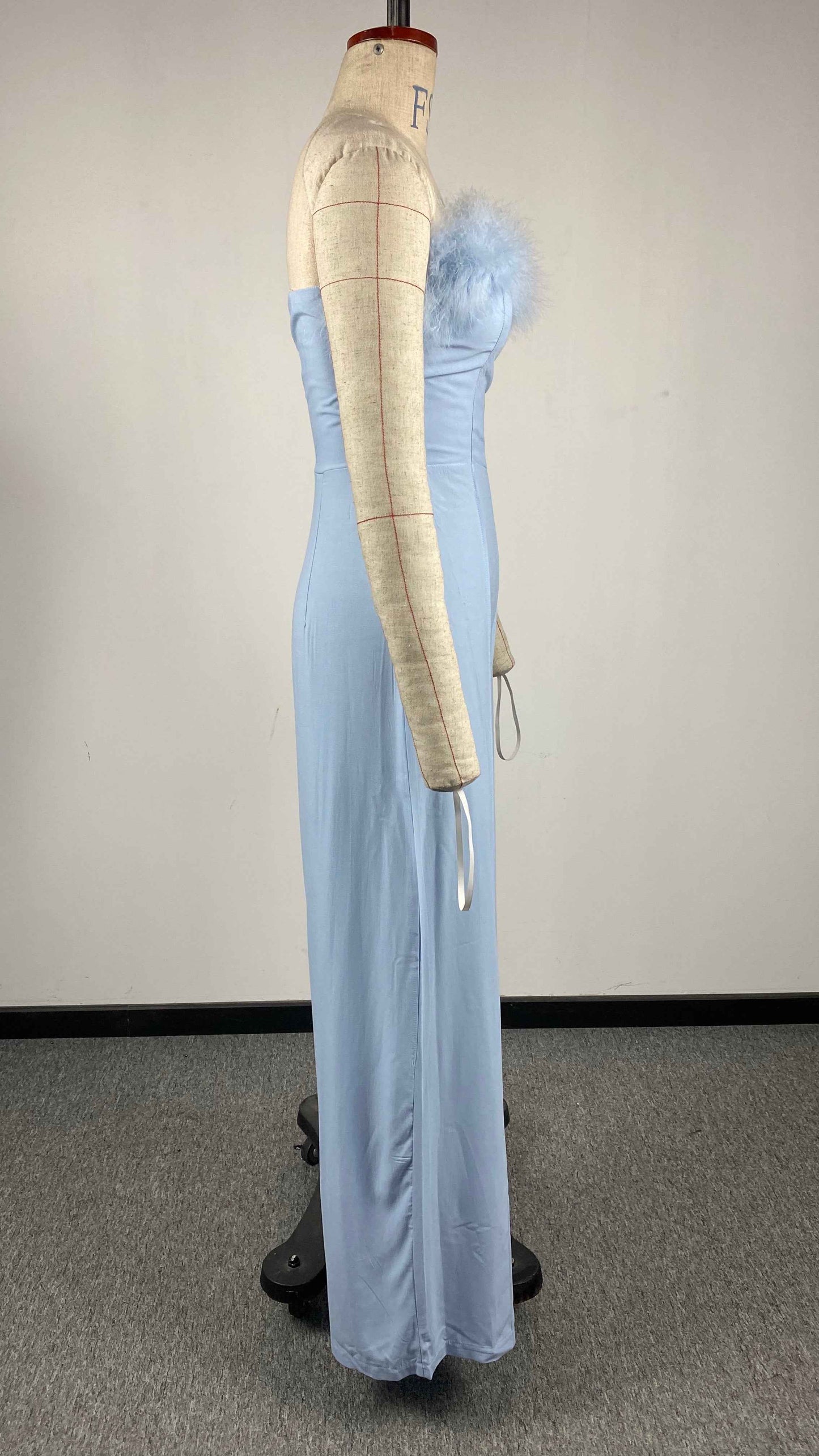 Feather Jumpsuit Casual