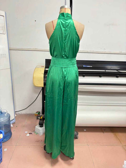 Women's Sleeveless Loose Fit Jumpsuit