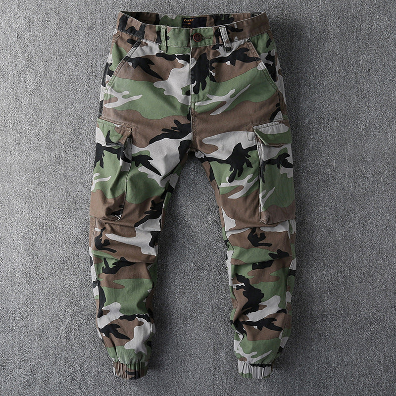 Men's Loose Sports Hard-wearing Camouflage Cargo Pants - Munsieur