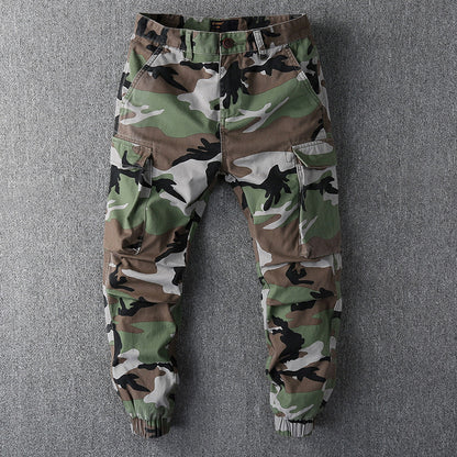 Men's Loose Sports Hard-wearing Camouflage Cargo Pants - Munsieur