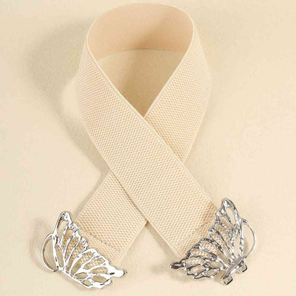 Butterfly Alloy Buckle Elastic Belt - Munsieur