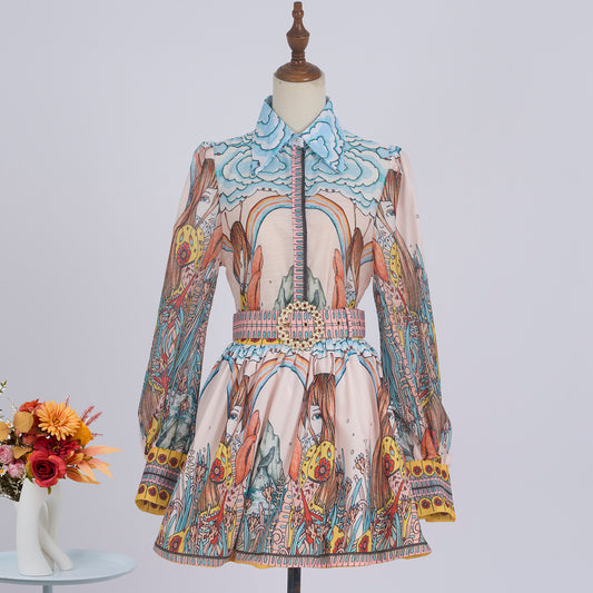 Women's Lantern Sleeve Blouse Set New Arrivals MUNSIEUR