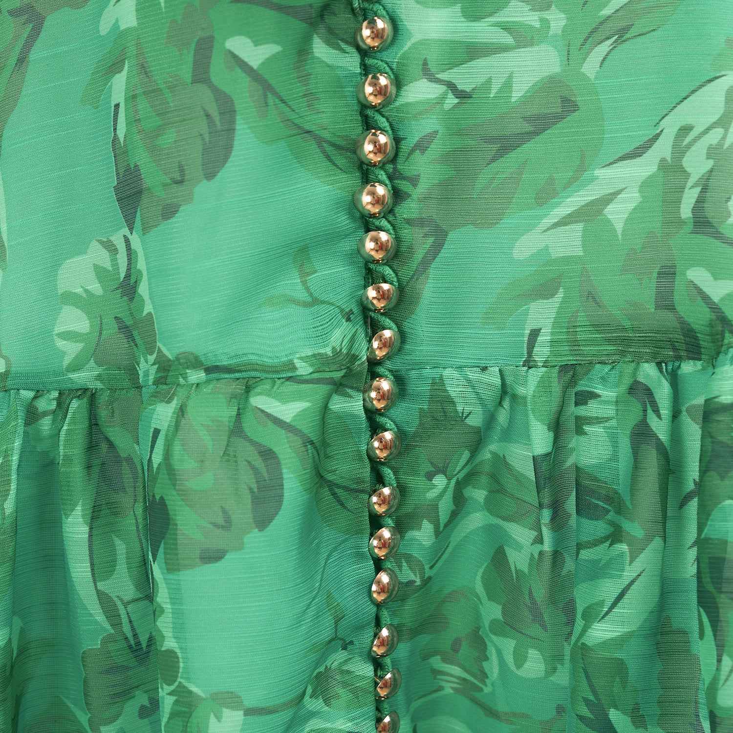 Summer New Elegant Printed Strap Waistband Gentle Dress
