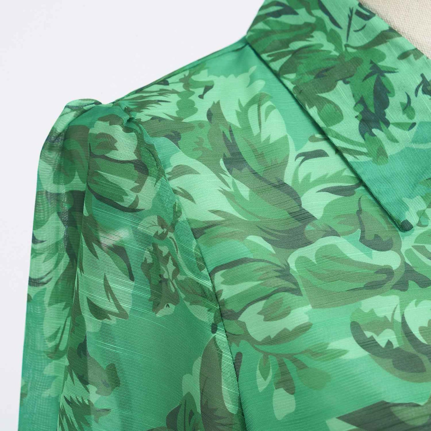 Summer New Elegant Printed Strap Waistband Gentle Dress