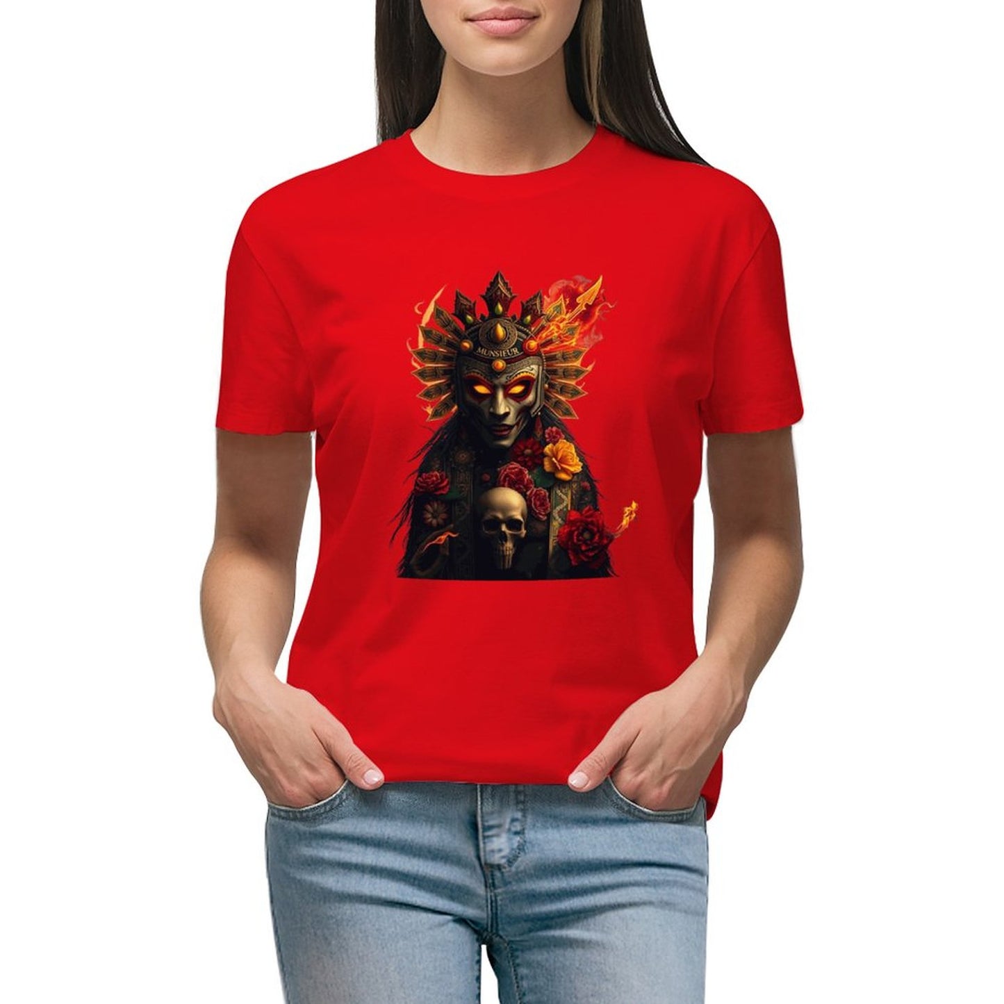 Lost Tribe of Munsieur T-Shirt for Women "Queen Isis" (High Definition & Front Printing)