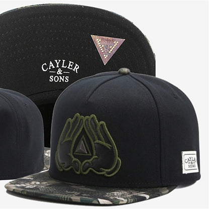 Gesture Embroidery Baseball  American Hat Assorted