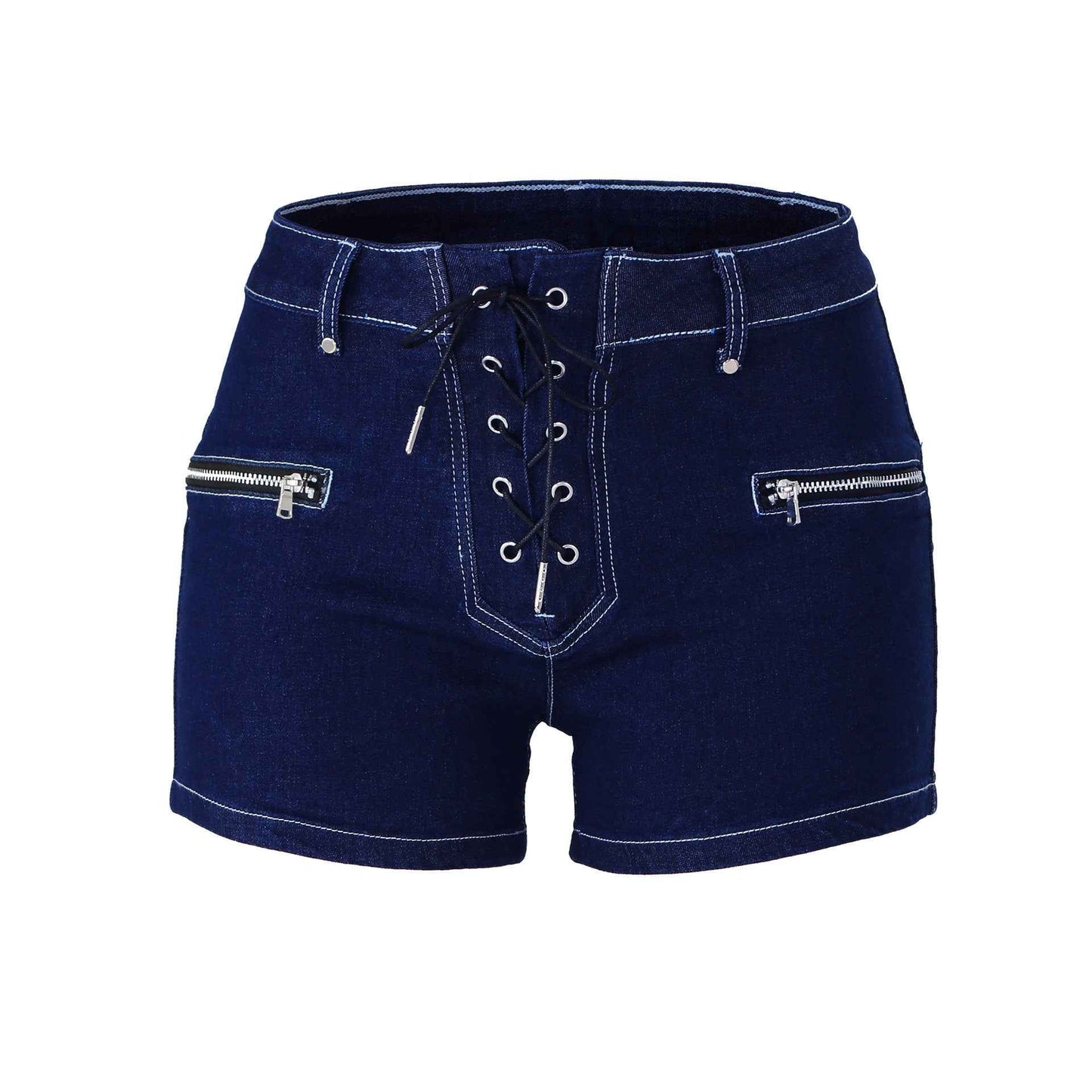 Mid-Waist Denim Bottoms