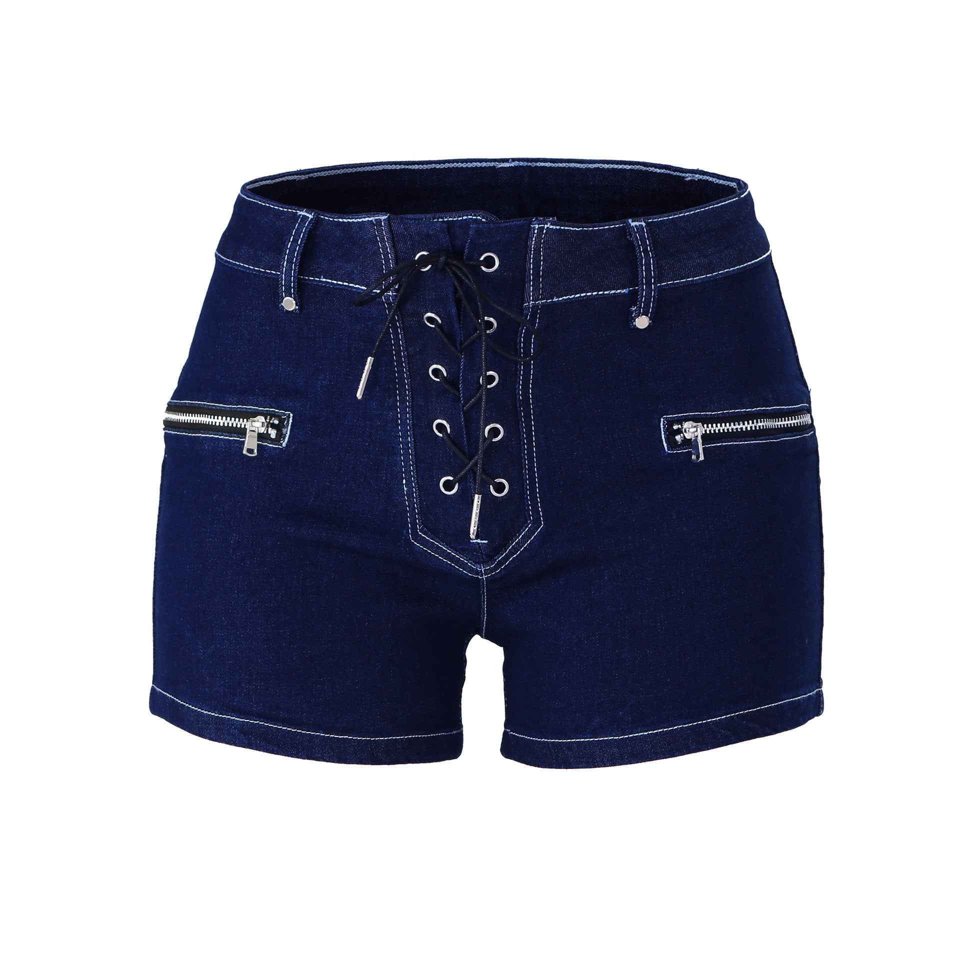 Mid-Waist Denim Bottoms