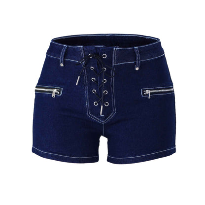 Mid-Waist Denim Bottoms
