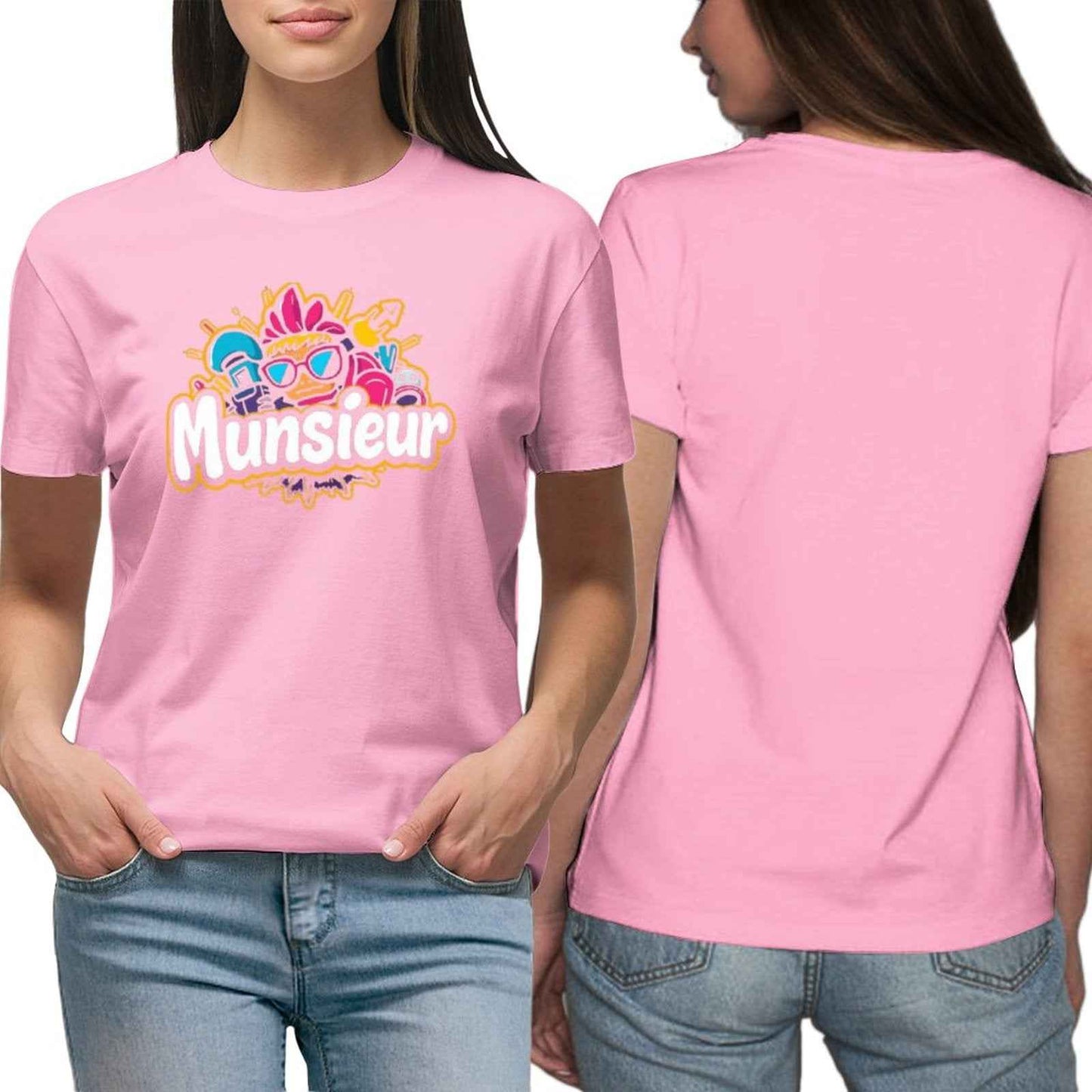 Munsieur T-Shirt for Women: Designed for Comfort, Styled for Impact for Her - Munsieur