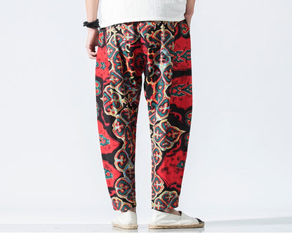 Chinese Style Lantern Nine Pants