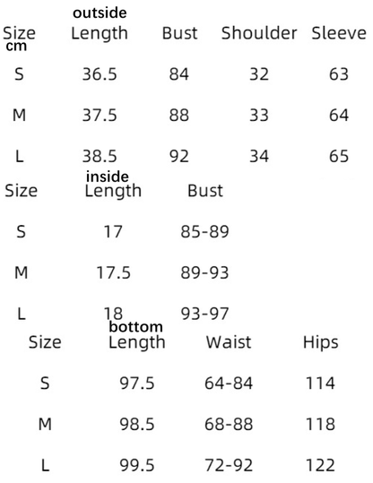Sleepwear Three Piece Set Comfortable Pajamas Casual Bedset