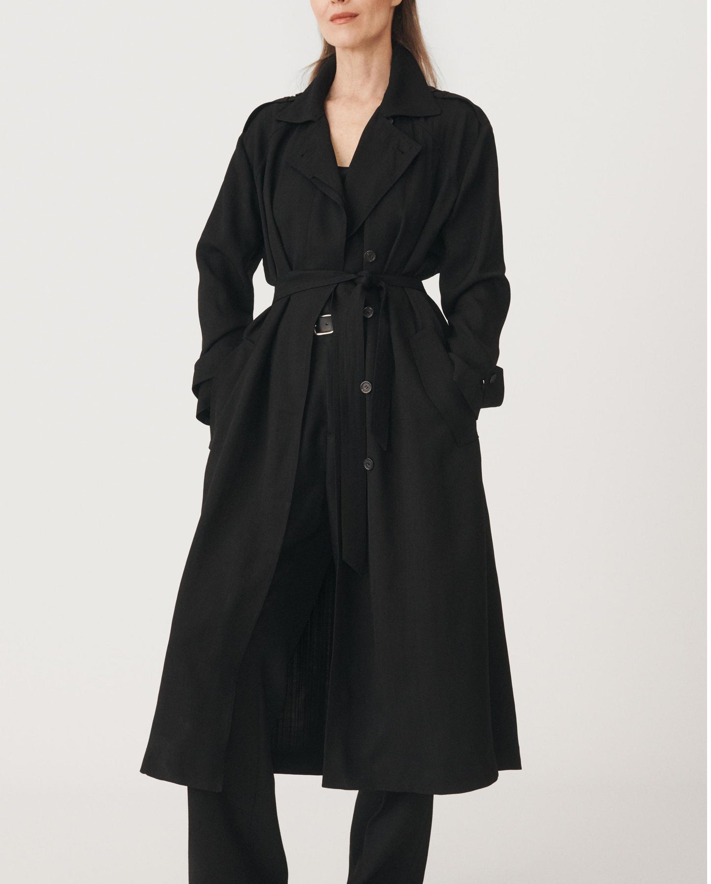 Women's Jacket Double Breasted Trench